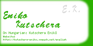 eniko kutschera business card